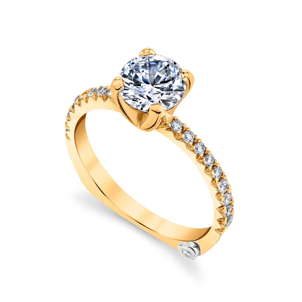 Dapper Engagement Ring | Mark Schneider Fine Jewelry