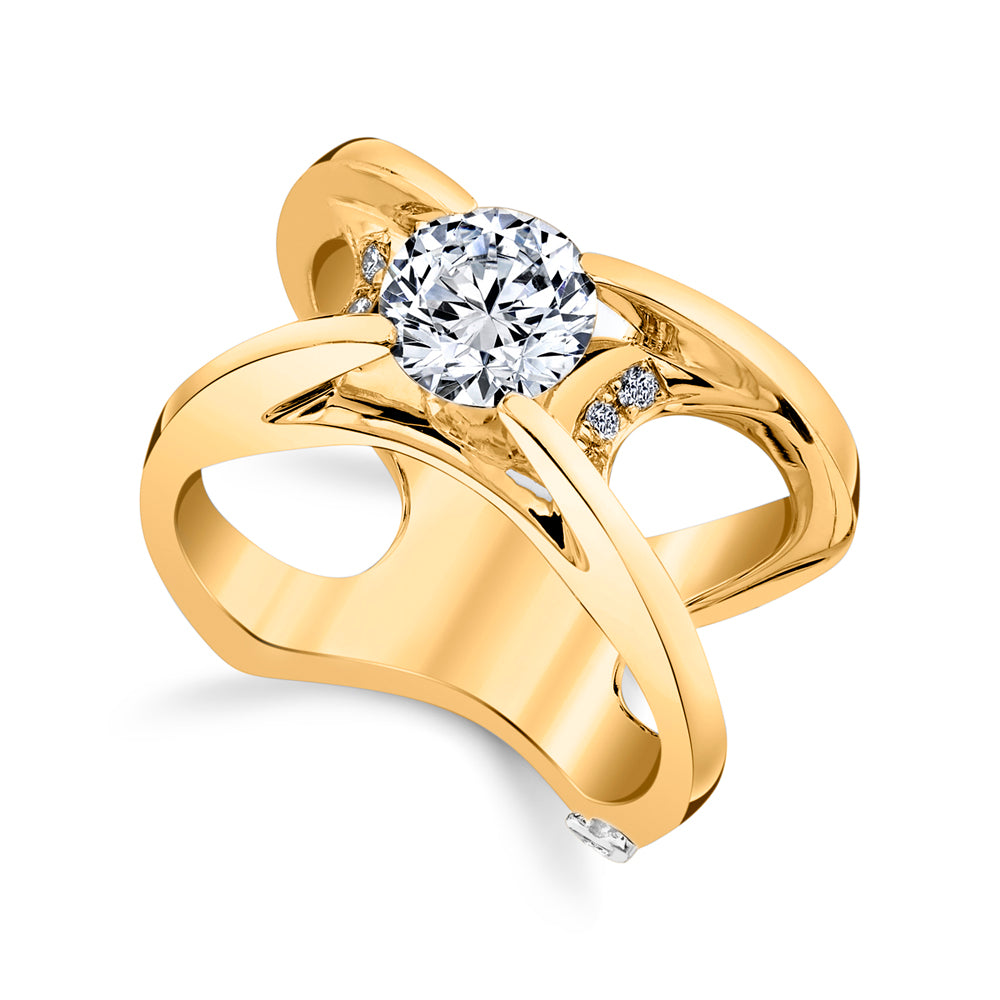Moonglow Engagement Ring | Mark Schneider Fine Jewelry